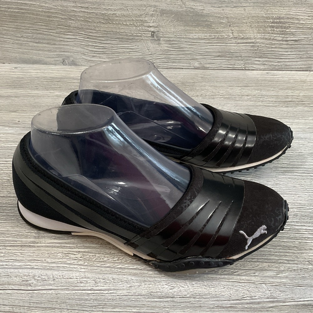 Puma Asha Alt 2 Flats Womens 7 US Black Mesh Casual Slip On Comfort Casual Shoes